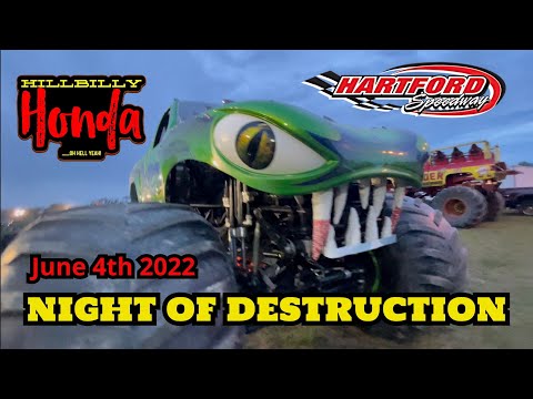 Hartford Speedway "NIGHT OF DESTRUCTION"  6/4/2022 Yellow #7