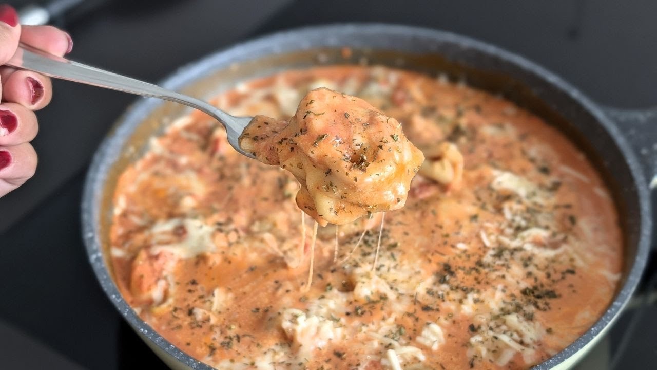 Tortellini / wie beim Italiener/5 Minuten/ Blitzrezept/ schneller als Lieferdienst/ Pasta /