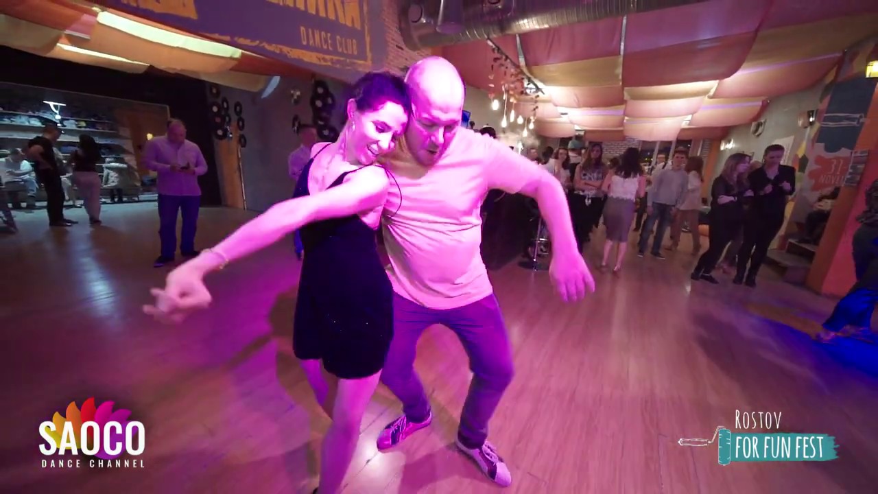 Denis Brylev and Katerina Mik Salsa Dancing at Rostov For Fun Fest (Russia), Thursday 31.10.2019