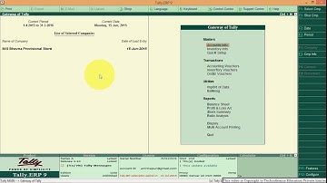 Other Features related to Banking in Tally.ERP 9