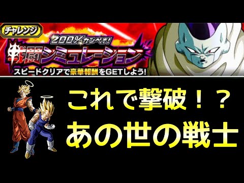 『ドッカンバトル　845』戦闘シュミレーション（あの世の戦士）　こいつでいけるのか！？　【Dragon Ball Z Dokkan Battle】