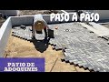 Cómo instalar adoquines MODERNOS muy fácil en tu patio