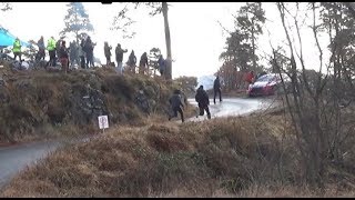 Rallye Monte Carlo 2020 sortie de route Loeb day 4