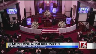 Civil rights icon John Lewis remembered in his hometown