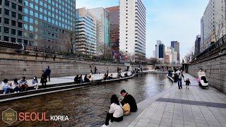 เดินจากเมียงดงไปยังซัมชองดง •[4k] โซล เกาหลี
