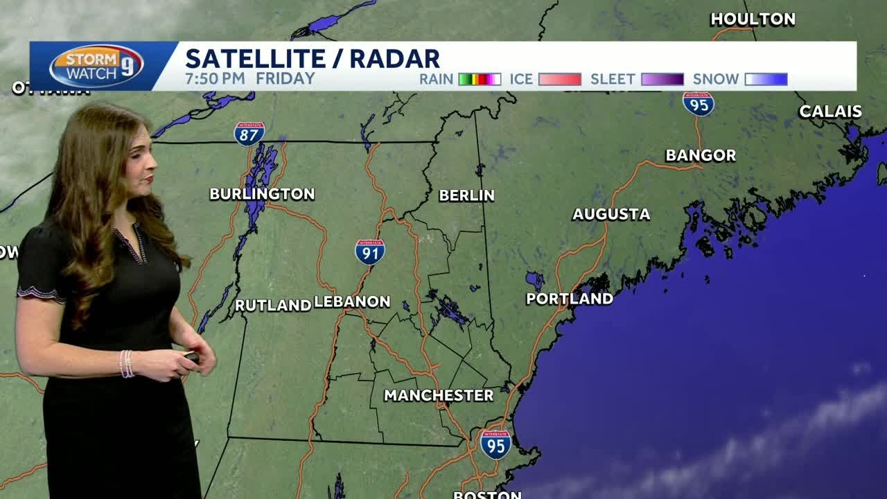 Chilly start to weekend as cold air flows in - YouTube