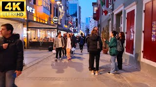 A Magical Evening Walking Tour Sunset Alsancak - Kıbrıs Caddesi - Bornova Sokağı 4K UHD