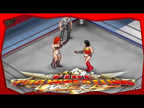 Wonder Woman vs. Red Sonja! - Fire Pro Wrestling World: 1v1 Match @CeltSoul