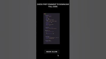 This Neon Button Will Blow Your Mind! 💡 | HTML CSS Animation