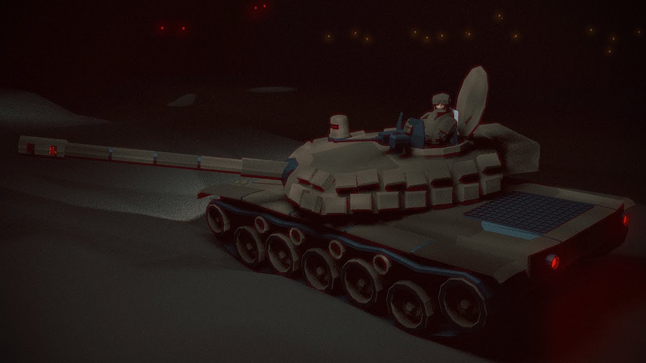 Low Poly Tank (Speed Modeling) - YouTube