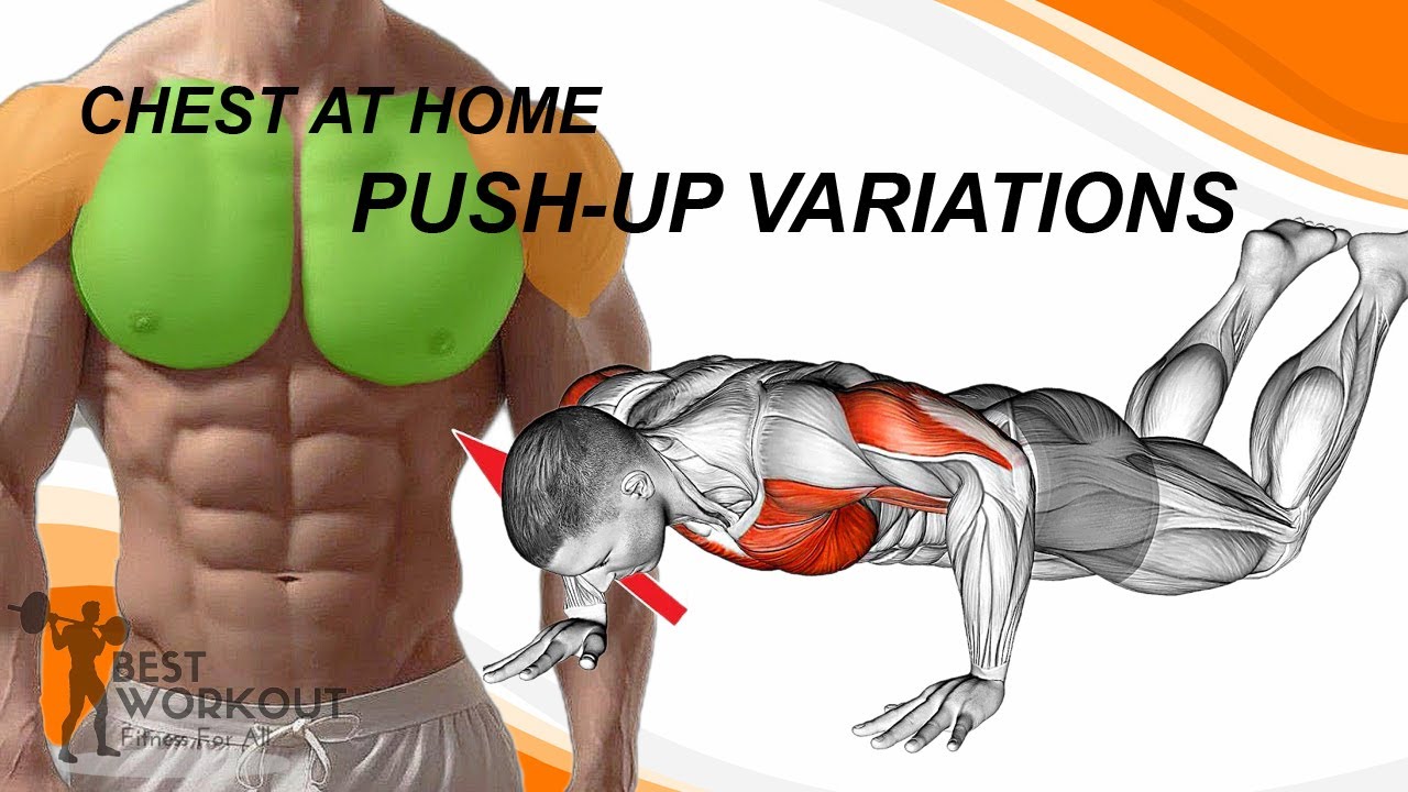 Push-Up Variations | Build a Bigger Chest at Home - YouTube
