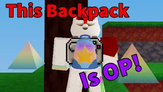 THIS BACKPACK IS *OP* In Roblox Bedwars!!