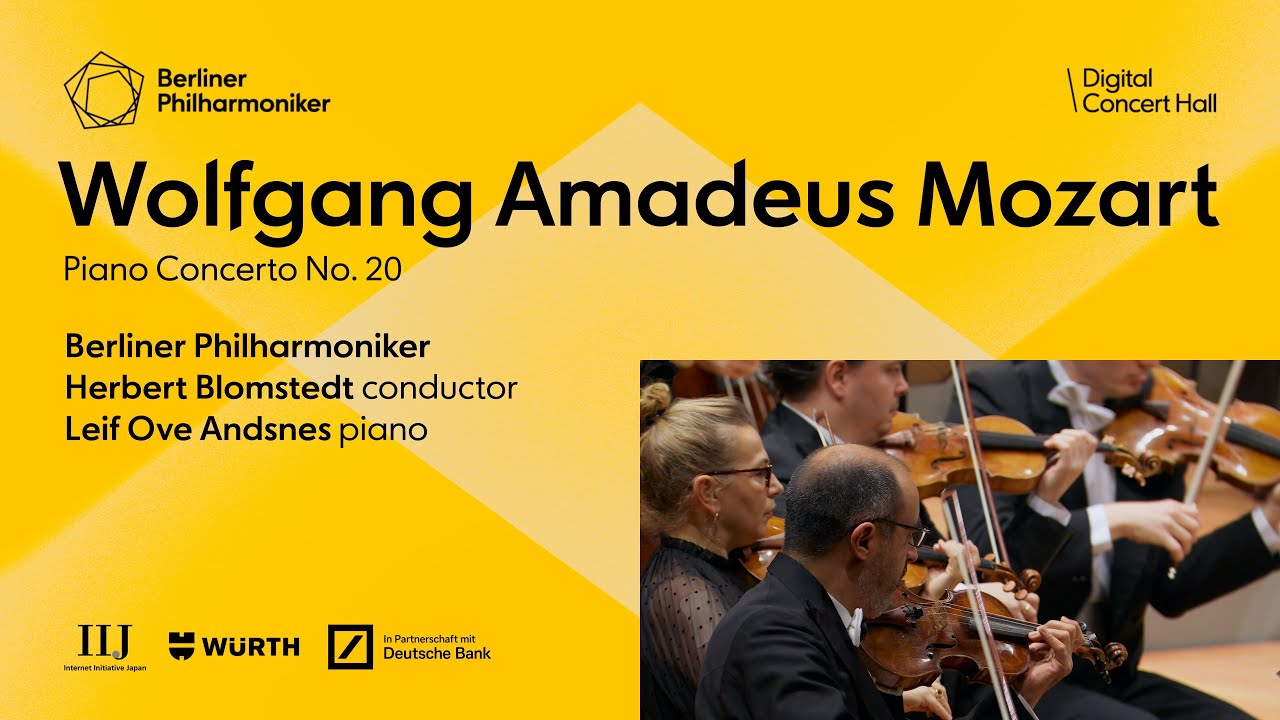 Mozart: Piano Concerto No. 20 / Andsnes · Blomstedt · Berliner Philharmoniker