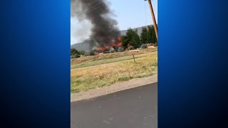 Evacuation Orders Are Still In Place For Some Residents After A House Explosion Yesterday In Gypsum