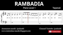 not balok rambadia - piano level 1 - lagu daerah tapanuli - solmisasi  - Durasi: 1:48. 