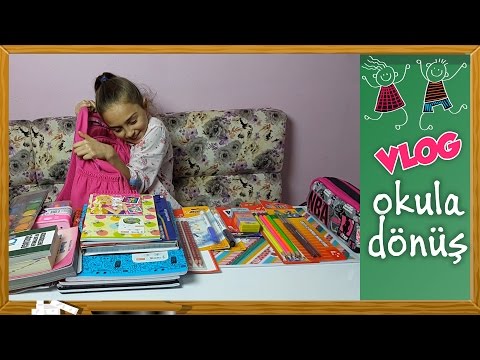 VLOG #25 - OKUL ALIŞVERİŞİM | BACK TO SCHOOL