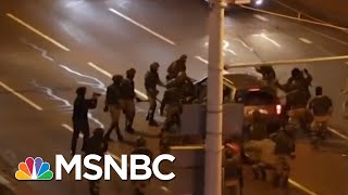 Protests Erupt In Belarus Amid Secret Inauguration | Morning Joe | MSNBC