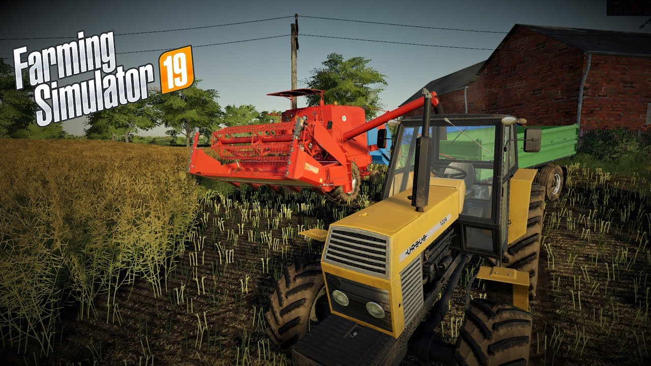 FarmingSimulator19 Na Lipinkach odc7 Koniec budowy/Rzepak pod kose