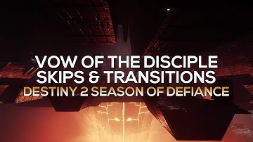 Vow of the Disciple Raid - All Skips & Transitions (Warlock) [Destiny 2]