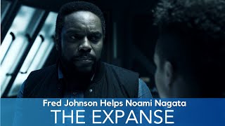 The Expanse Naomi Nagata Asks Fred Johnson For Help S01E06, S04E10, S05E01