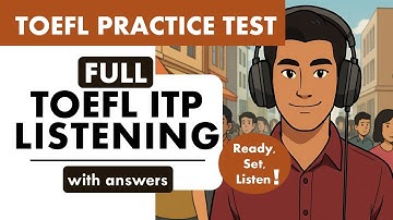 Full TOEFL ITP Listening Practice Test with Answers | TOEFL Exam Prep | English Listening MCQ TOEFL