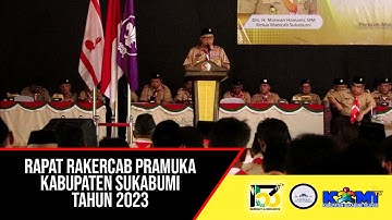 Rapat Kerja Cabang (Rakercab) Pramuka Kabupaten Sukabumi  tahun 2023