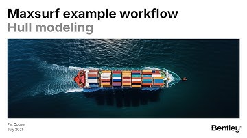 Maxsurf Modeler - Creating your first NURB surface model of a ship