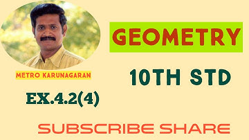 10th Std Maths Ex.4.2(4) IN FIGURE IF PQ||BC AND PR||CD PROVE THAT. (i) AR/AD= AQ/AB.  (ii) QB/AQ= D