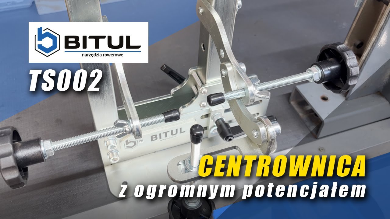 Centrowanie koła z BITUL TS002 centrownica rowerowa made in Poland ...