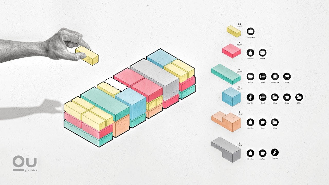 Architecture Program Diagram In Adobe Illustrator