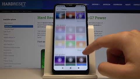 How to Change Keyboard Theme on Motorola Moto G7 Power - Outstanding Keyboard Background