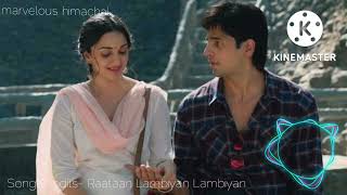 Raataan Lambiyan Lambiyan Love Song By Shershah Movie