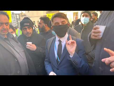 Taxi Drivers Protest Against Labour run Leeds City Council | Labour Leader Embarrassment