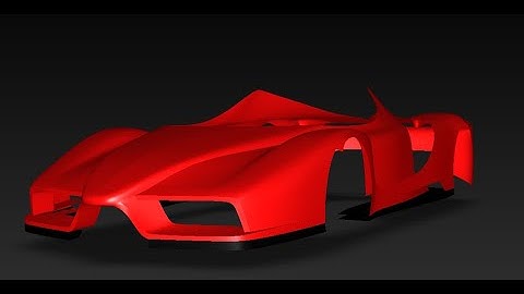 FERRARI ENZO - Autodesk Alias Autostudio - SubD Modeling - Car Modeling (ENG) - P1