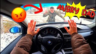 I ESCAPE FROM ANGRY DAD AND MOM (Epic PARKOUR POV Chase) #action #lol #POV #angry #dad #mom #escape