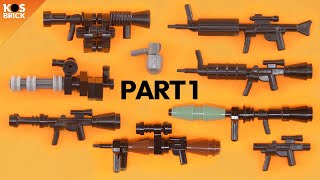 Lego Weapons and Guns - Part 1 (Tutorial)