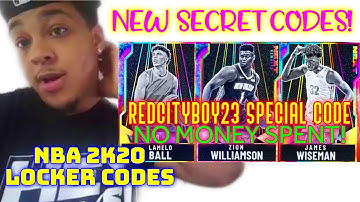NBA LOCKER CODES 2K REDCITYBOY23 NEXT Codes NBA 2K20 Locker Codes