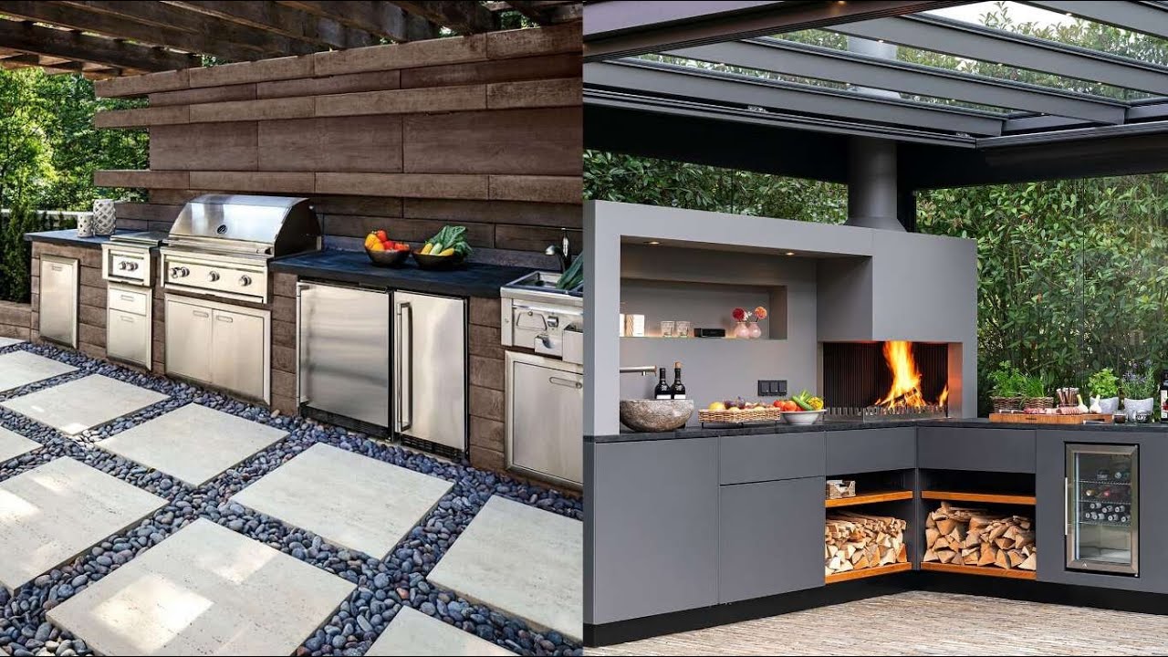 Out Door Dreamy Kitchen Style Ideas || Modern Outdoor Kitchen ...
