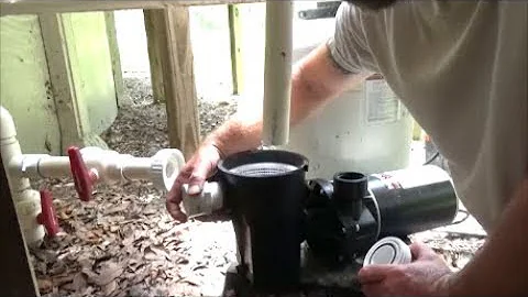 Como substituir uma bomba de piscina acima do solo da Hayward