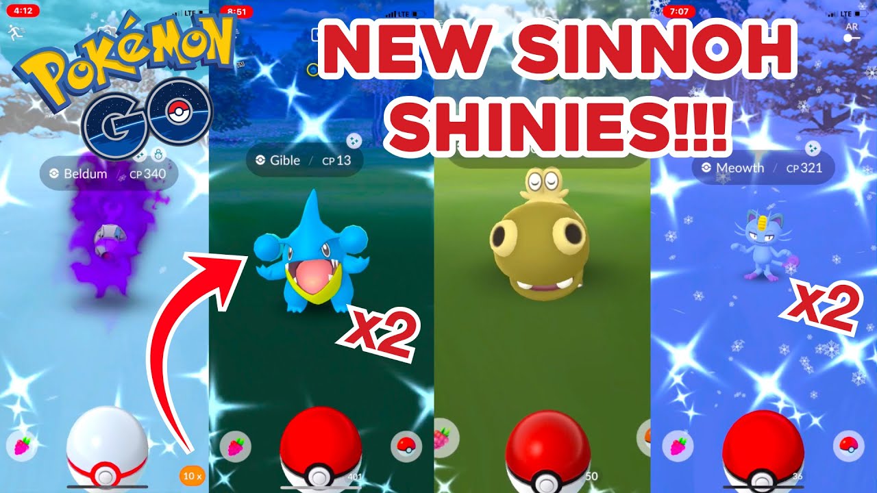 The Unreleased Sinnoh Shinies In Pokémon GO – Part Eight