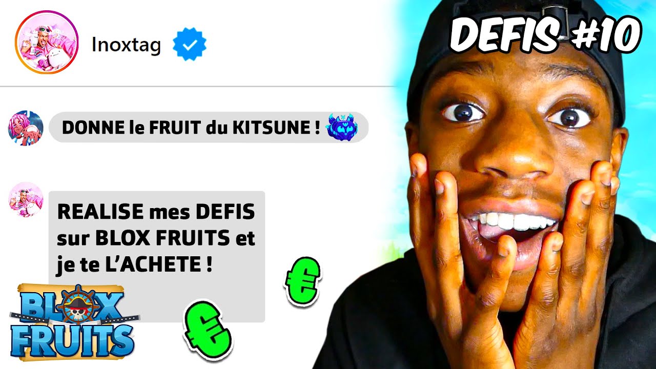 INOXTAG me donne le FRUIT du KITSUNE ! 😱 BLOX FRUITS, ROBLOX - YouTube