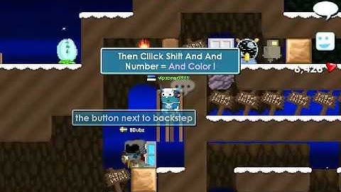 Growtopia How to type color text in Pc