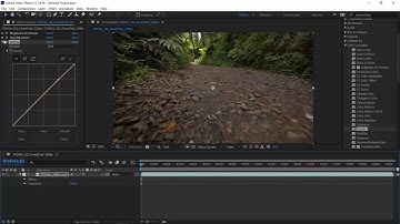 After Effects  - Colour Correction & Time Remapping