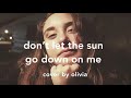 don&#39;t let the sun go down on me \ elton john cover by olivia