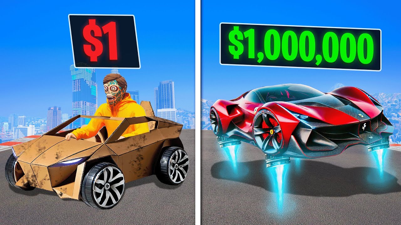 $1 to $1,000,000 Concept Car in GTA 5!