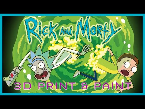 Rick and Morty Portal Model 3D Printed