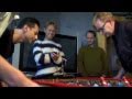 Depeche mode playing table football