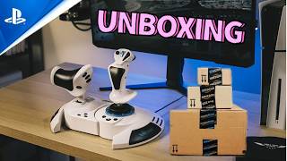 T-Flight HOTAS 5 PS5 (MSFS 2024) Unboxing + First Flight Impressions