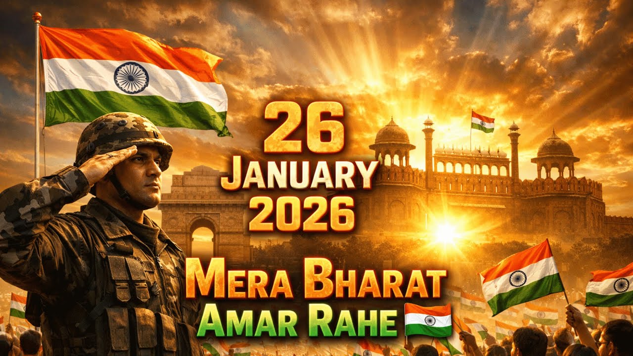 🇮🇳 Mera Bharat Amar Rahe | 26 January 2026 Republic Day Song | Indian Patriotic Song