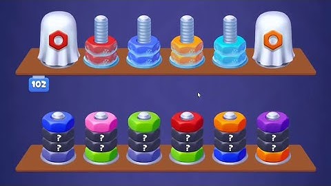 Sort Works: Nuts & Order - Levels 101-110